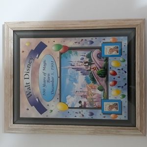 Walt Disney Collectible Picture and Frame